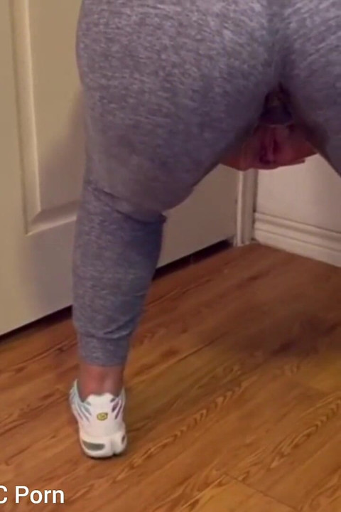 Pissing My Self Wearing Sports Leggings