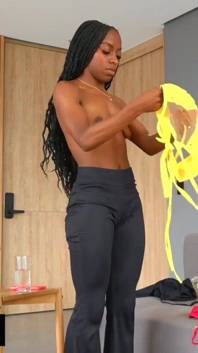 Tight Ebony Latina Fitness Model Slammed Rough By BWC Producer In Audition | Clip 1