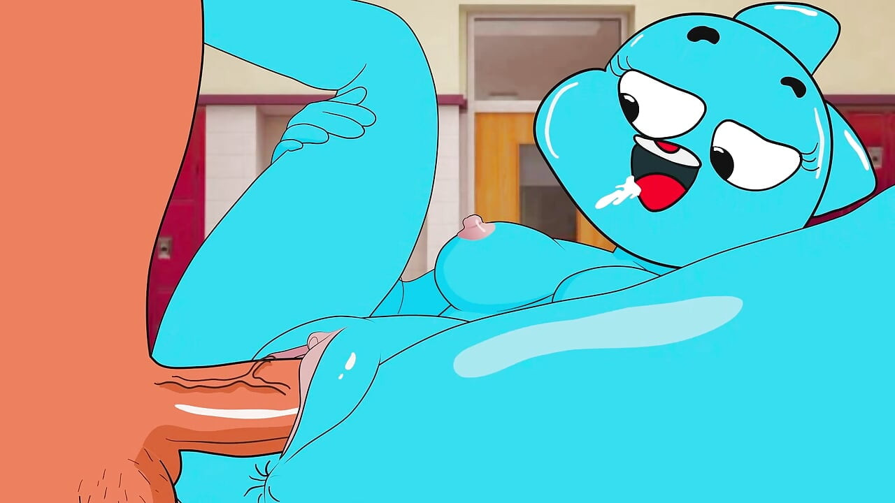 Nicole Watterson rucha się z DARWIM - Niesamowity świat parodia porno Gumball część 3