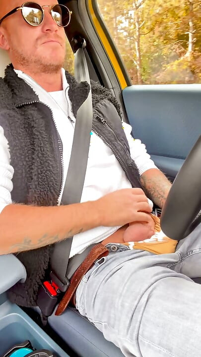 Hot on the Highway and Jerking in the Public Toilet