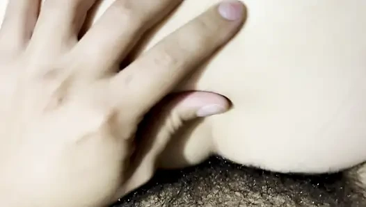 Beautiful bubble butt riding my hard cock in the middle of the night