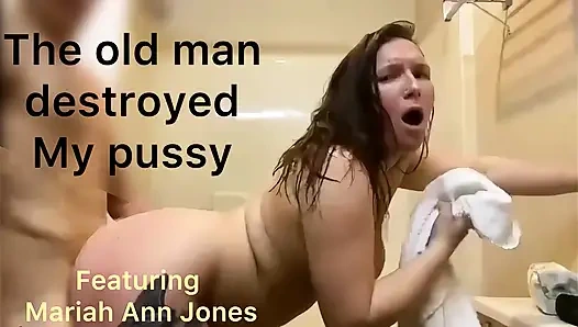 I got my pussy destroyed standing up down and all around by my 55m old man just making me scream in pleasure rocking my world!