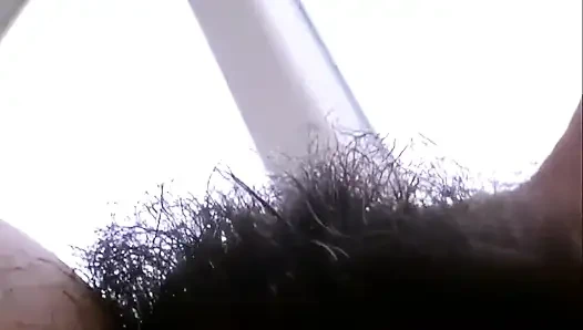 Vintage emo hairy girl gets a goopy mess