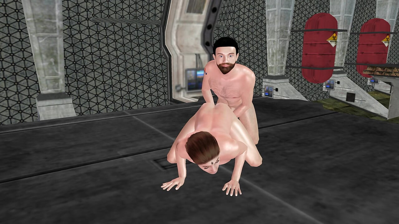 Animated 3D Gay Cartoon Porn - Man Fisting Ass Then Standing Fuck in Space Station