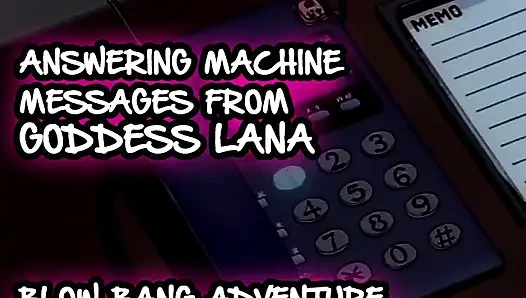 AUDIO ONLY - Answering machine Messages 2 blow bang adventure