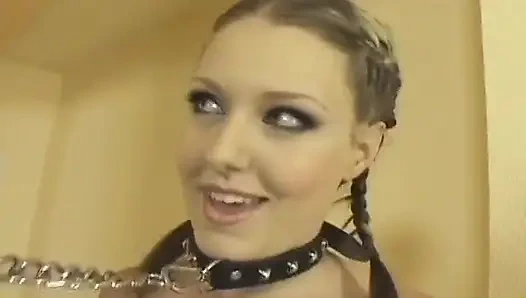 Obedient Brunette Bitch Eats Cum After Hardcore Fuck