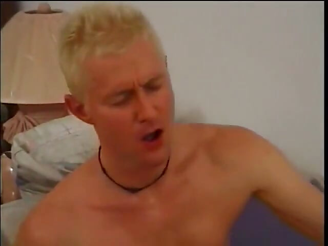 Dudes fuck each other and a curvy brunette in steamy bicurious threesome