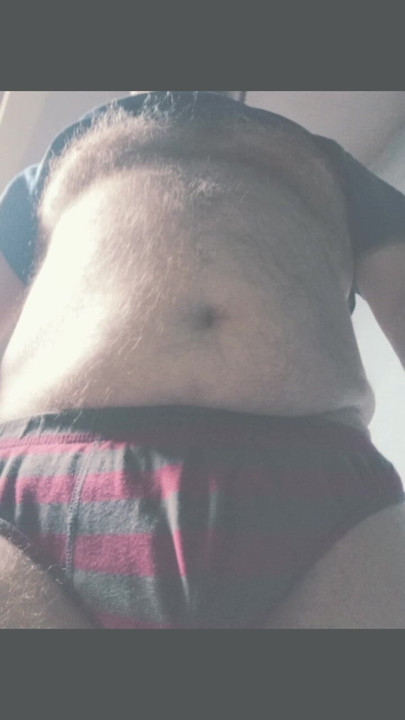 Big Daddy Bear wearing his lads favourite dad undies...