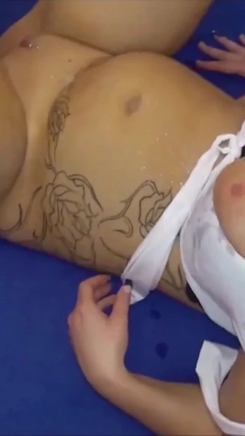 Thrilling moment from "German Pregnant Teen Katy in Amateur Gangbang Group Sex"