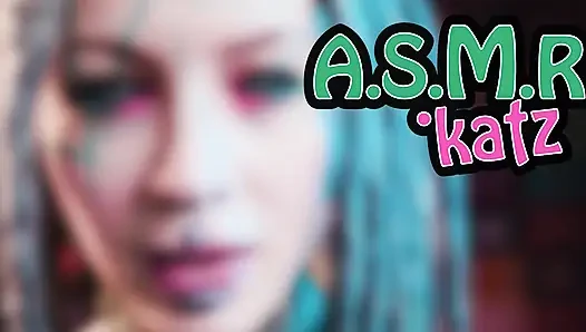 Ich spreche über E - Empathy - ASMR podcast SFW spricht goth dünnes mädchen dreadlocks tattoo-modell inked mädchen