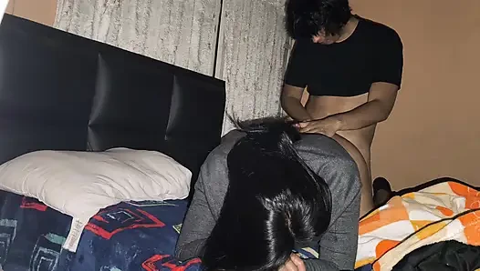 With the neighbor's wife, her husband thinks she's in church