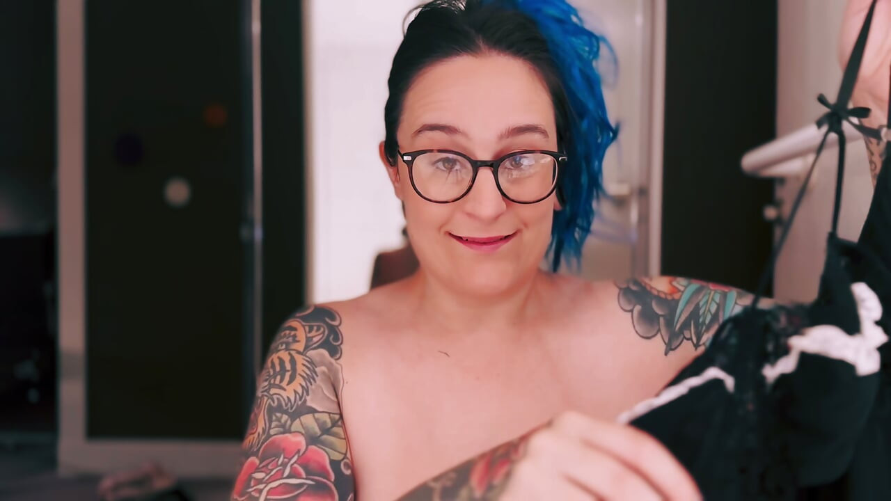 Curvy British MILF Tries On Sexy SHEIN Lingerie Tattooed & Busty PART TWO