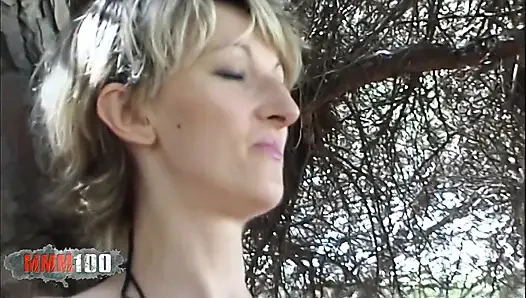 Estelle-clark Old Blonde Geting Naked in the Wild