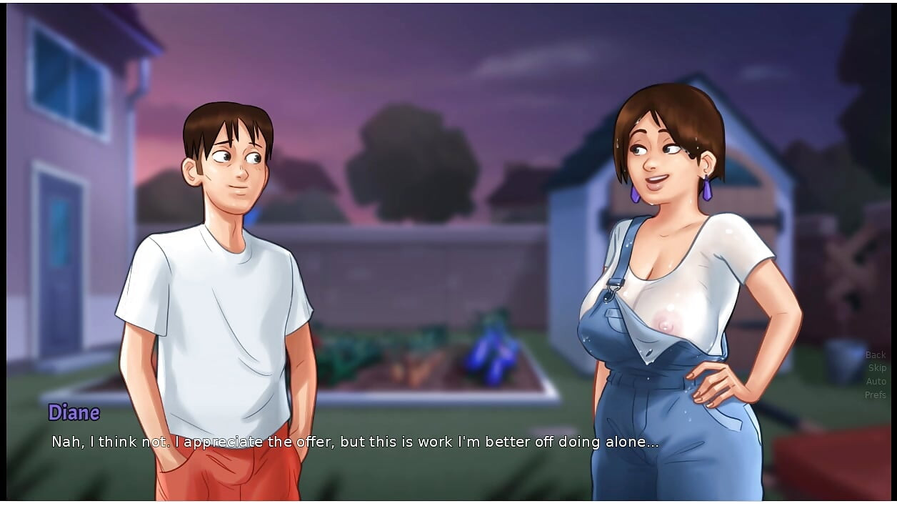 Summertime saga - gameplay - roleplay - jenny sex scenes in bedroom and dinner table