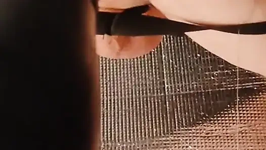 Foot fisting slave ass