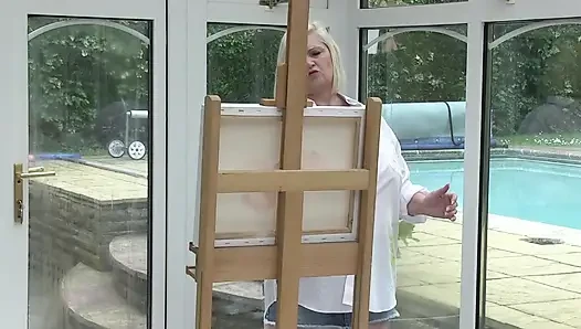 The Model with the big cock