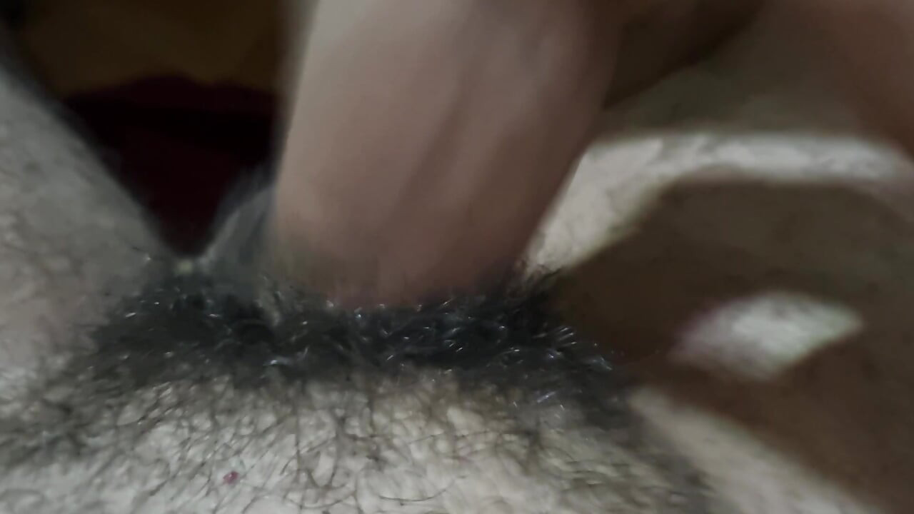 Playing with the dick before resting, I ended up releasing thick milk for you!