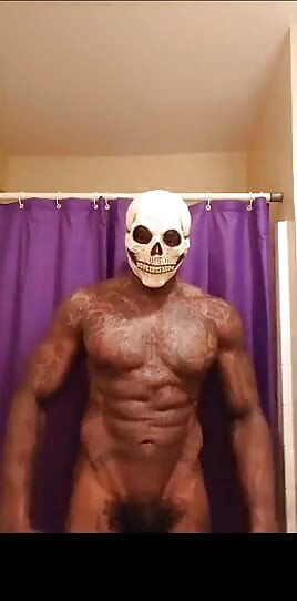 BBC Worship Hallelujah Johnson (Ghost Rider Johnny Blaze) Tall Dark Chocolate Muscles Tattoos Hairy BBC Hallelujah