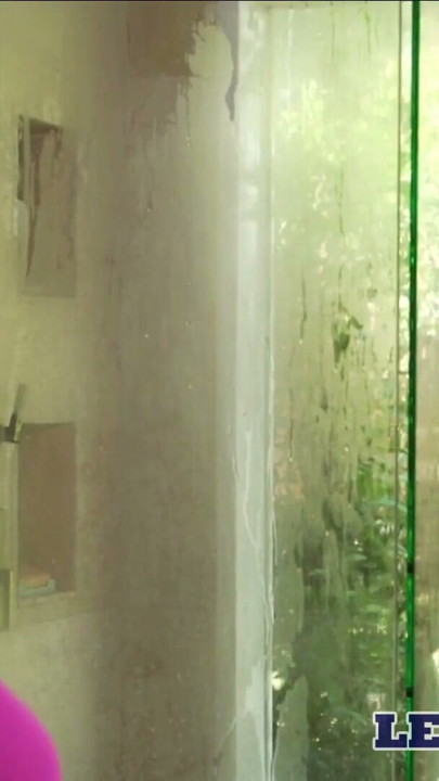 Busty Stepsisters Have Lesbian Fun in the Shower | Clip 1