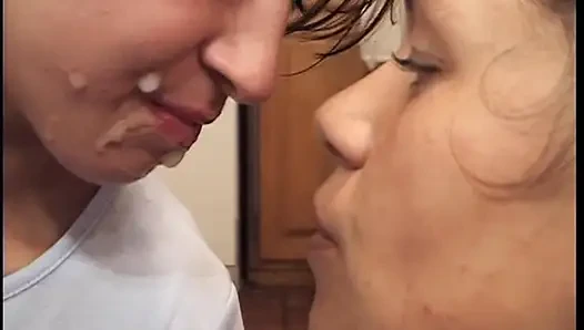 Mature MILF Squirts Wildly on Old Man's Face in Threesome