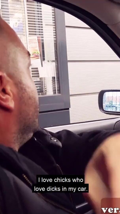 SEX IN MC DRIVE IN BURGER KING WITH GERMAN GOTHIC MILF | Clip 1