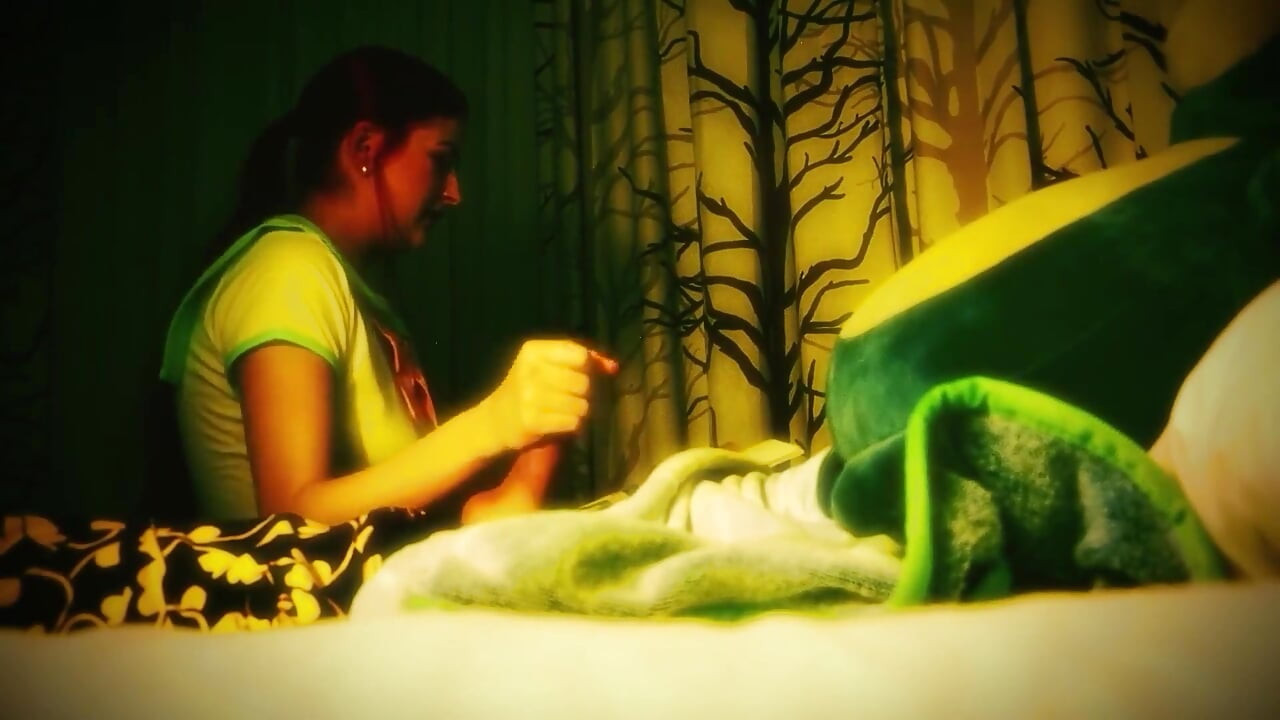 Stepmom tucks in Tyler with a special hug & feeds him his own sleepy seed