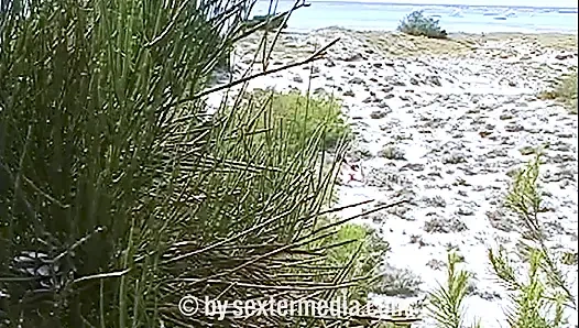 Sexy MILF Naked on the Nudist Beach