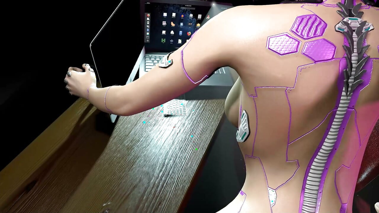 POV Fucking A Hot Robot Girl In The Office