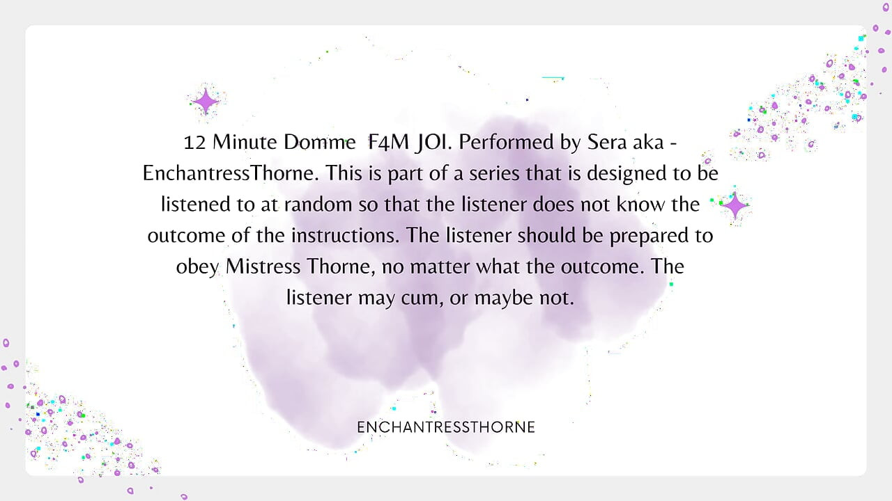 Femdom JOI Denial Part 6