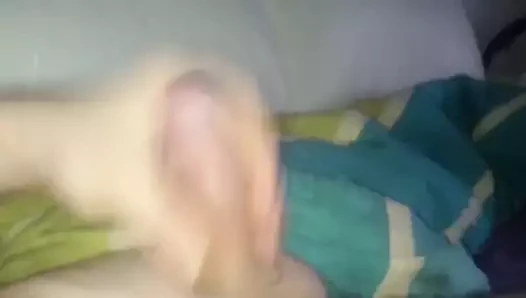 Mann wichst