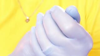 Videoclip asmr cu mănuși nitrile medicale (Arya Grander)