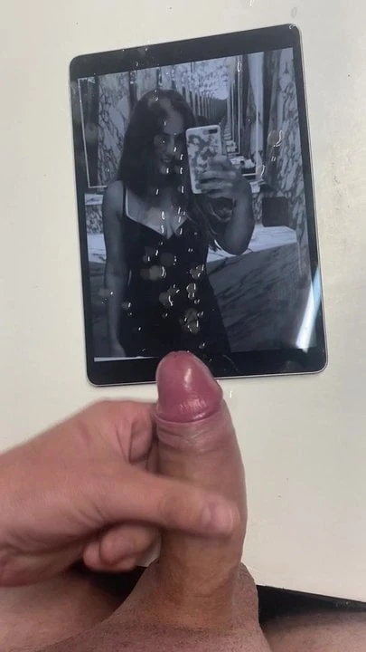 She loves a big cum tribute from me