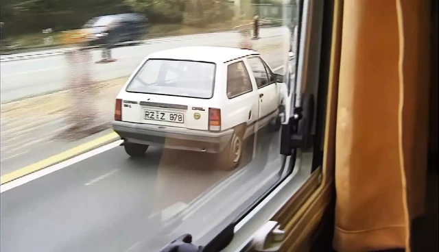 schoko girl is picked up on the street and fucked in the mobile home