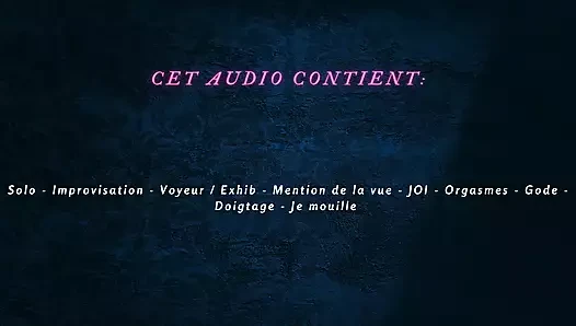 Porno audio Prancis | Aku suka banget waktu tukang ngintip lagi nonton aku lagi masturbasi