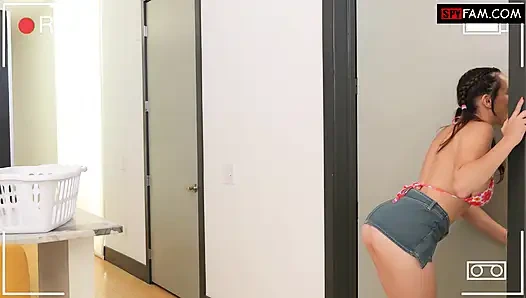 Rissa May Welcomes Her GI Stepbro Home With Her Pussy