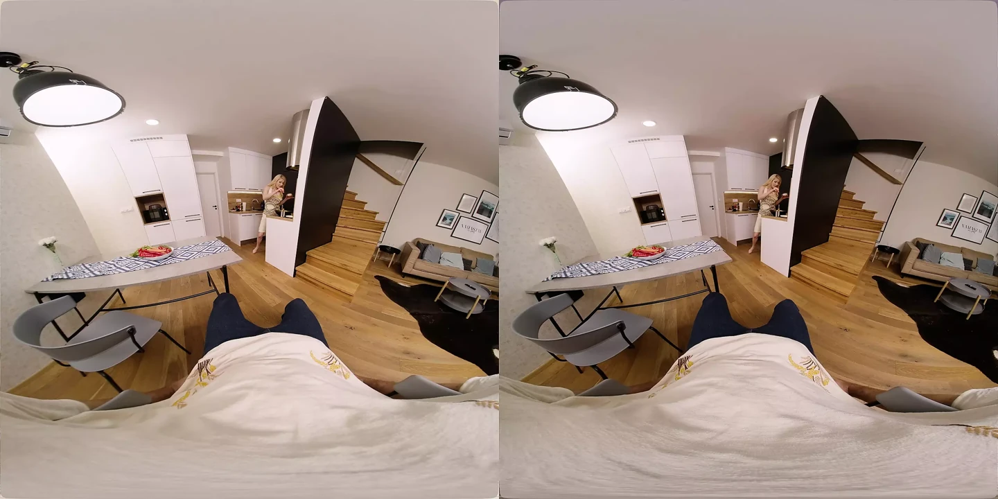 Surprise Sex While Making Dinner - Virtual Real Porn