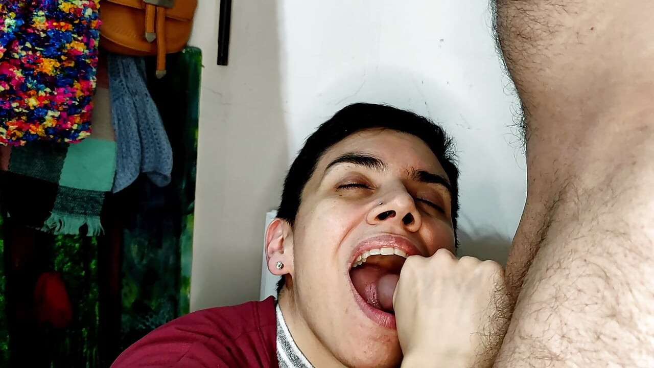 Quickie! Blowjob and Cum Mouthful, Cumplay and Swallow