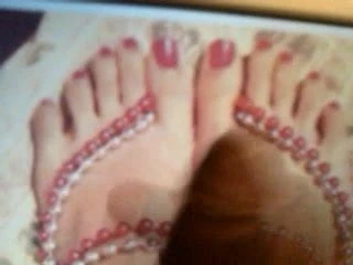 shooting my load on IsisLoves pretty feet