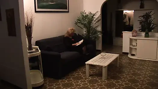 Nasty mature lady fucks stepson