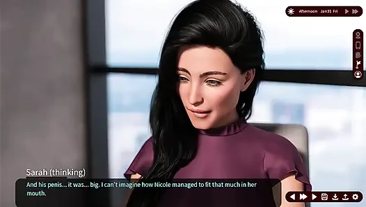 Arzu fısıltıları 22 Sarah göğüslerini butik asistanı Louis'e gösterdi