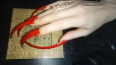 Extreame long nails Lady L (video short version)