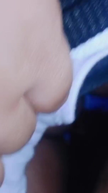 Emotional moment from "Hijab girl squirming while puffing"