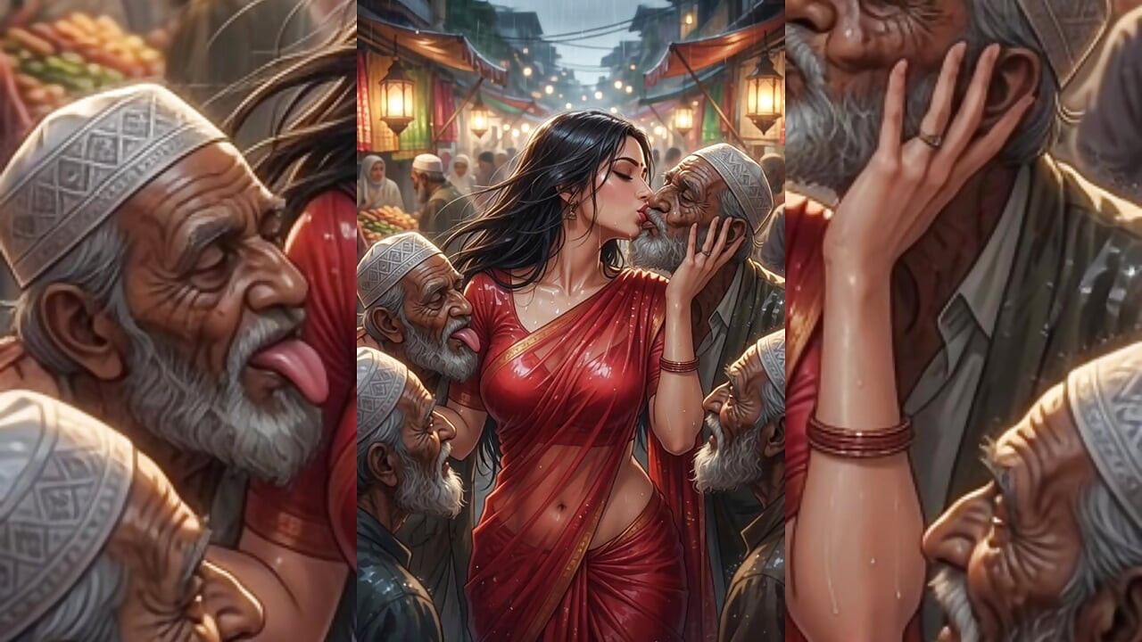インドのミルフとバービーは汚いムスリム男性に完全に支配されている - 公衆の集団化と腐敗