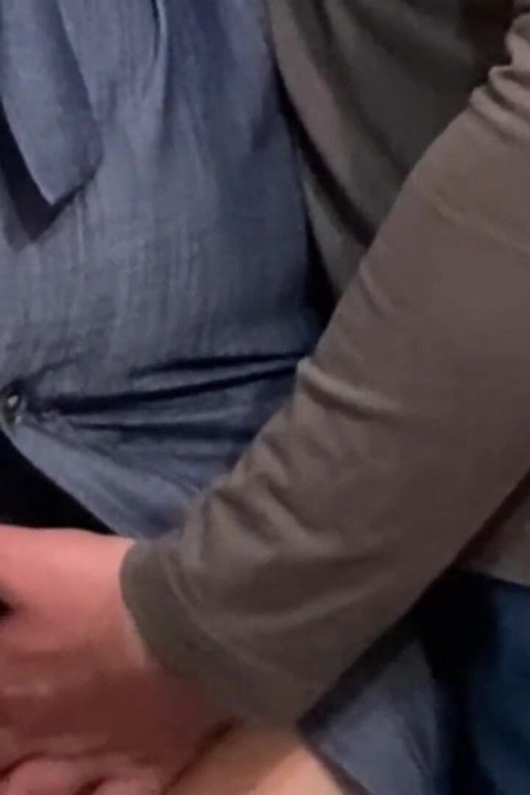 Perv Stepbrother Rubbing My Pussy in Subway