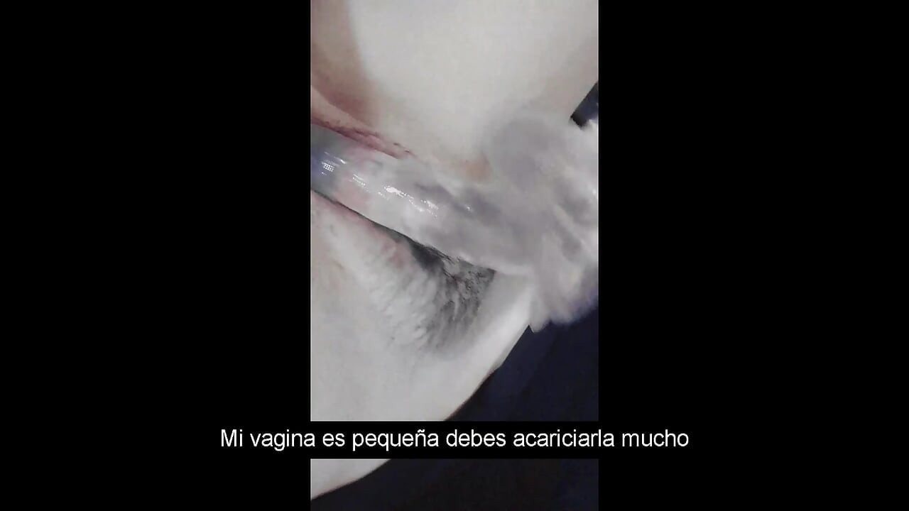 Sesion De Sexting Larga Subtitulada Goth Girl Delgada Muestra Ropa Interior Y Termina Con Orgasmo