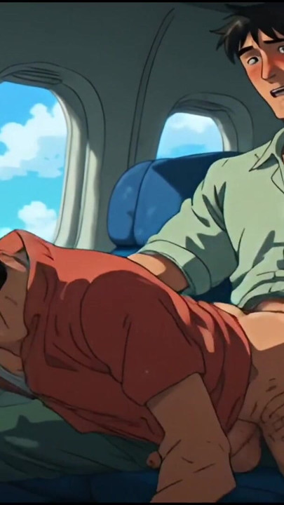 Anal Quickie on a plane compilation Cartoon Hentai Animation | Clip 1