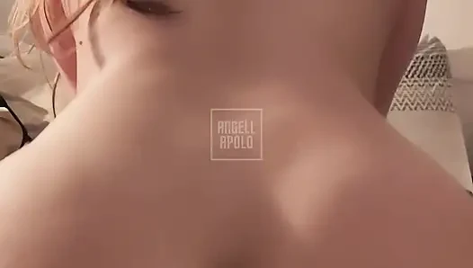 Blonde big ass riding my cock with desire