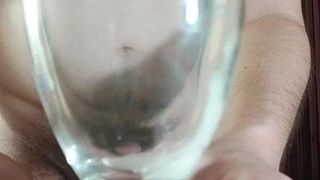 Masturbare și spermă în sticlă