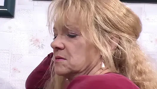 Mature Blonde and Brunette MILFs Devour Stud in Steamy Threesome