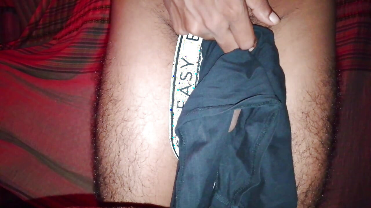 Sexy Black Guy Wearing Underwear Moaning, Talking Dirty Until Cum Hard, Strong Orgasm